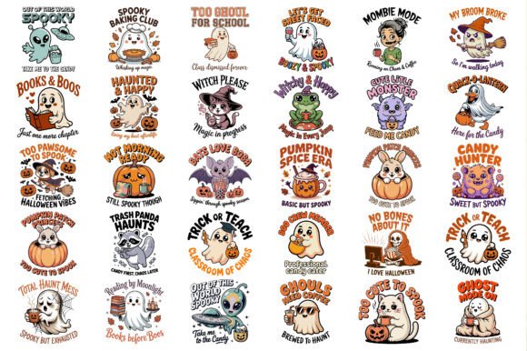 Download Spooky Cute Halloween Quotes Mega Bundle - Halloween Collection