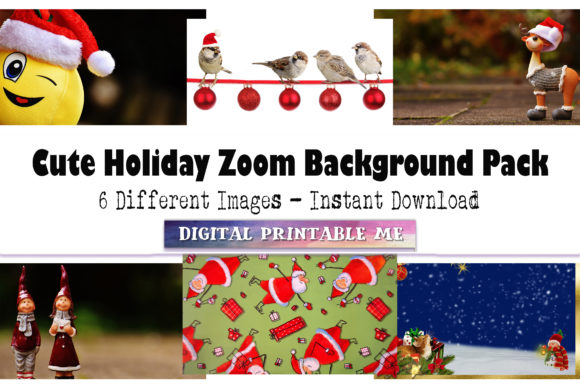 Download Fun Christmas Zoom Background Cute Xmas - Cute Collection