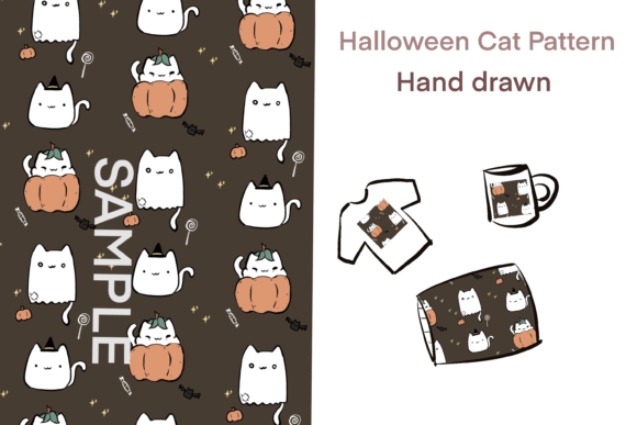 Download Halloween Cat Pattern - Halloween Collection