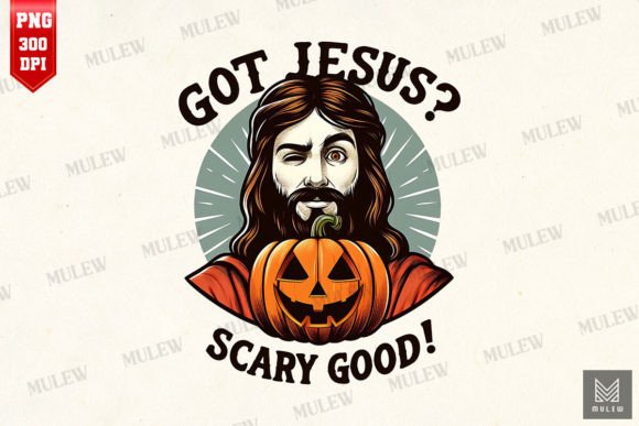 Download Funny Jesus Halloween Sublimation PNG - Halloween Collection