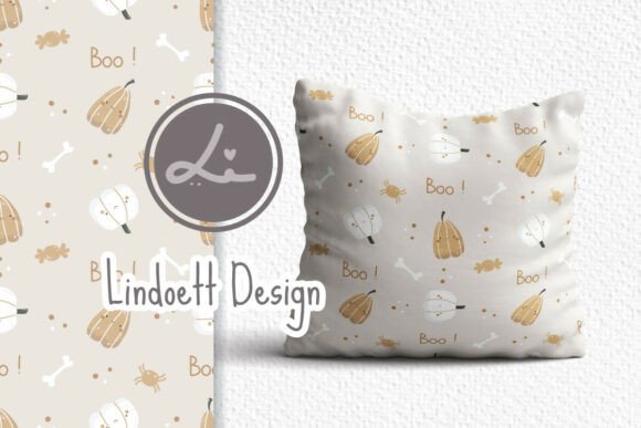 Download Seamless Pattern with Cute Pumpkins - Cute Collection