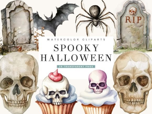 Download Spooky Halloween Clipart Bundle - Halloween Collection