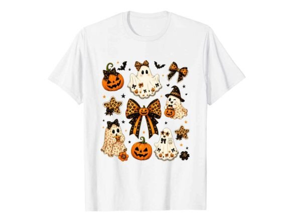 Download Coquette Ghost Halloween T-Shirt - Halloween Collection