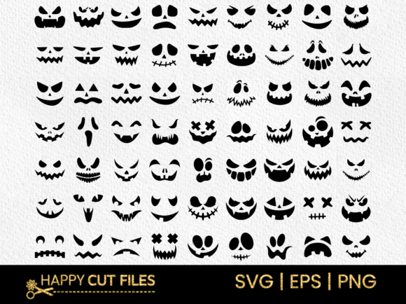 Download Halloween Monster Pumpkin Face SVG - Halloween Collection