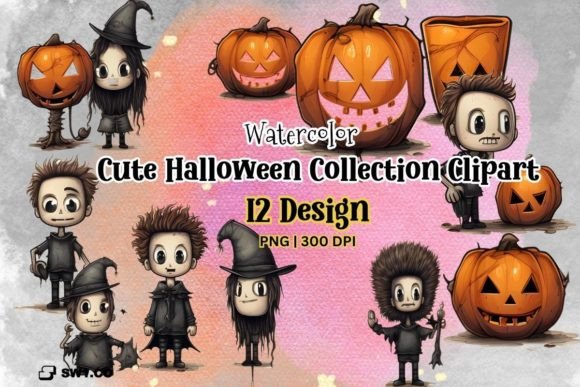 Download Cute Halloween Collection Clipart - Halloween Collection