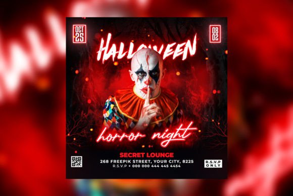 Download Halloween Horror Night Party Flyer - Halloween Collection