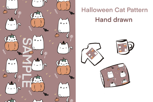 Download Halloween Cat Pattern - Halloween Collection