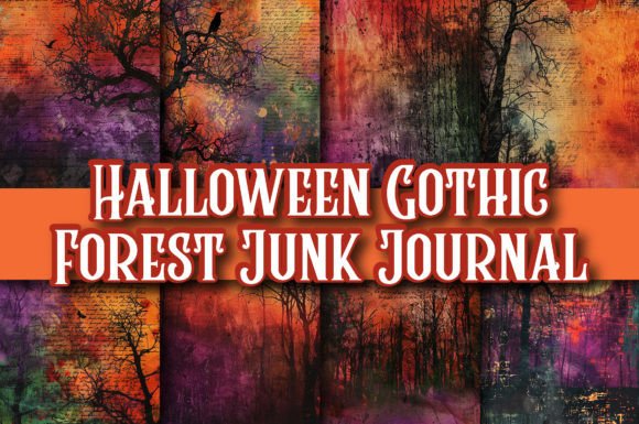 Download Halloween Gothic Forest Junk Journal - Halloween Collection