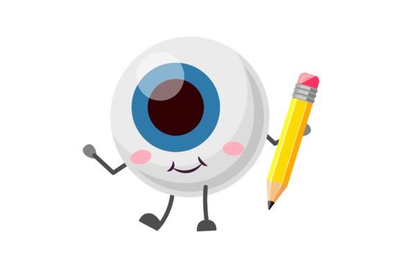 Download Cute, Funny Eyeball Character. Cartoon I - Cute Collection