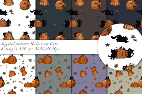 Download Halloween Cat Pattern - Halloween Collection