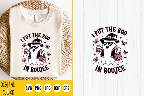 Download I Put the Boo in Boujee Ghost Halloween - Halloween Collection