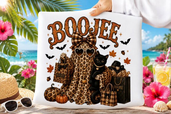 Download Boojee Leopard Ghost Png Halloween Png - Halloween Collection