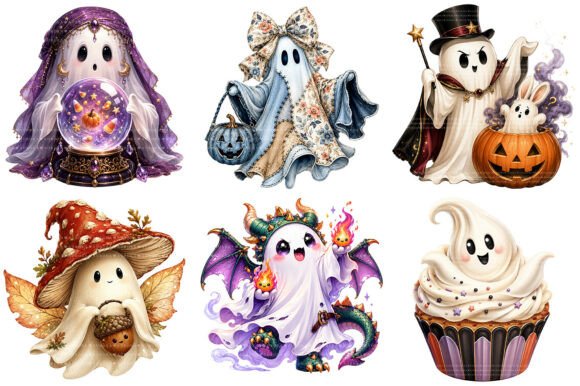 Download Funny Ghost Spooky Halloween Clipart - Halloween Collection