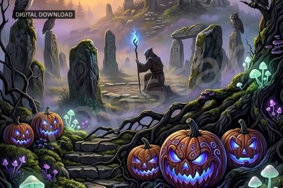 Download Fantasy Landscape Spooky Halloween Decor - Halloween Collection