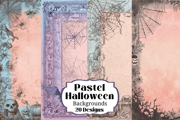 Download 20 Pastel Halloween Backgrounds - Halloween Collection