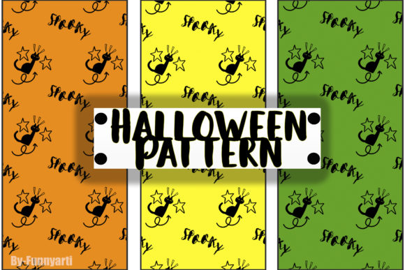 Download Spooky Halloween Doodle Seamless Pattern - Halloween Collection