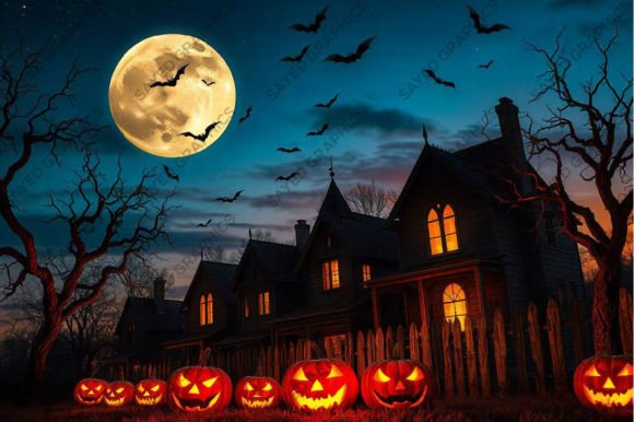 Download A Haunted Halloween Night Background - Halloween Collection
