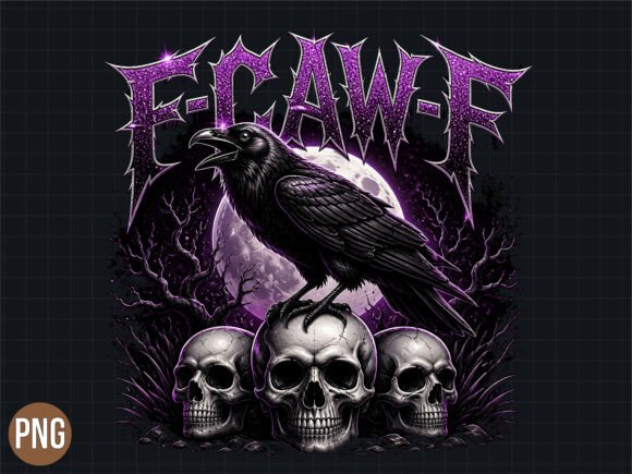 Download Gothic Raven Skull Halloween T-shirt PNG - Halloween Collection