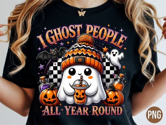 Download Ghost People All Year Halloween Tshirt - Halloween Collection