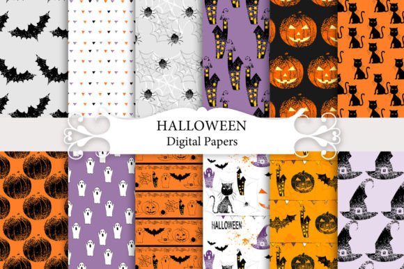 Download Halloween Seamless Patterns. - Halloween Collection