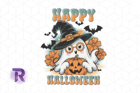 Download Cute Ghostly Halloween Celebration PNG - Halloween Collection