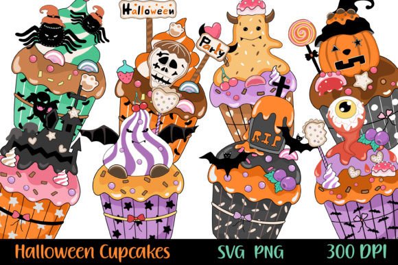 Download Halloween Cupcakes SVG - Halloween Collection
