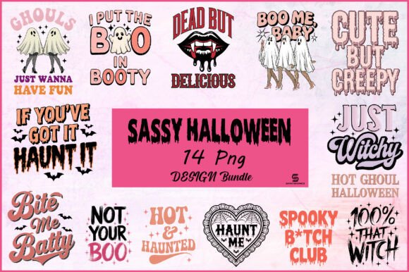 Download Sassy Funny Halloween Quote PNG Bundle - Halloween Collection