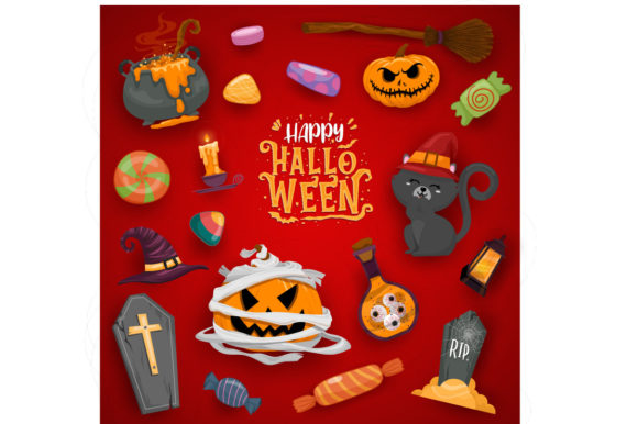 Download Happy Halloween Celebration Illustration - Halloween Collection
