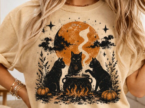 Download Witch Cat Coven Halloween PNG - Halloween Collection