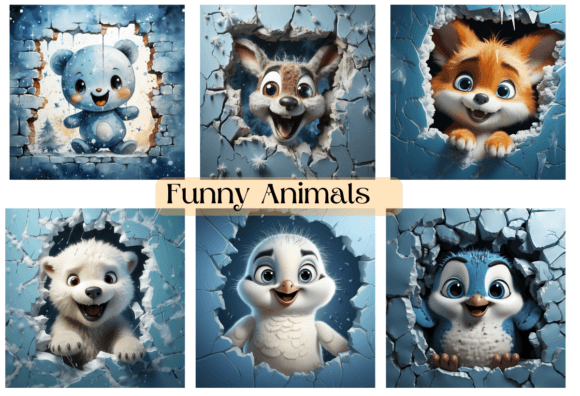 Download 3D Cute Animal Background - Cute Collection