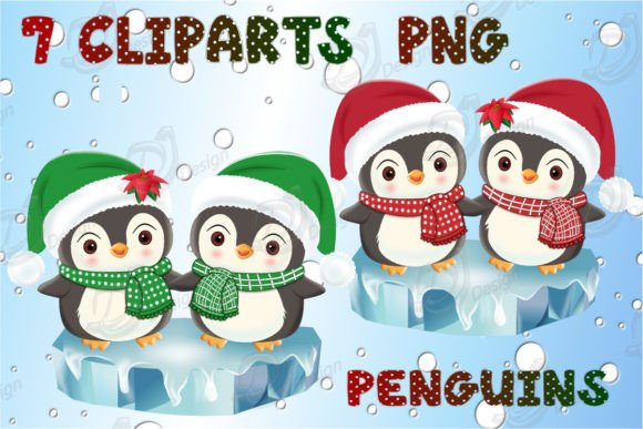 Download Cute Penguin Cliparts for Christmas - Cute Collection