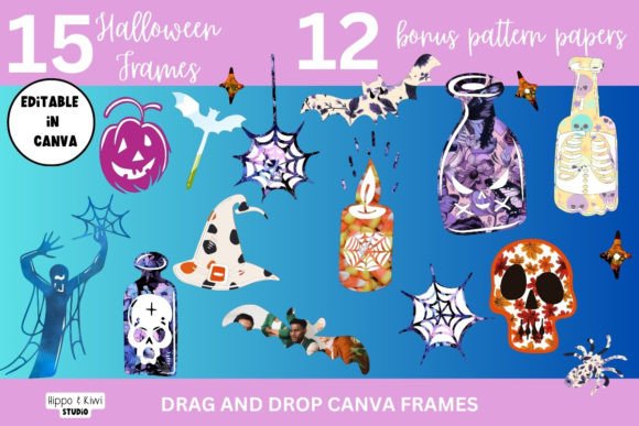 Download Halloween Frames for CAnva - Halloween Collection