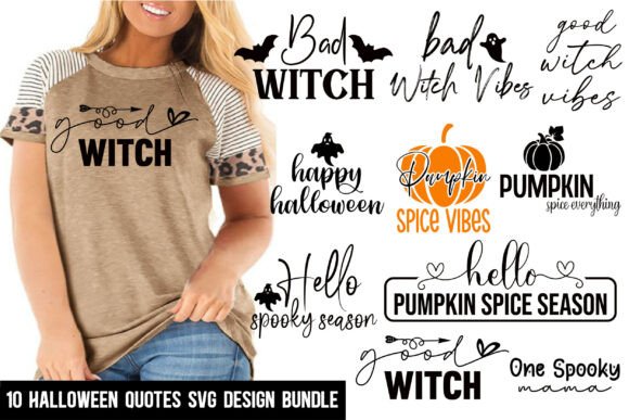 Download Funny Halloween Quotes Svg Design Bundle - Halloween Collection