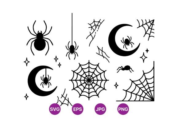 Download Halloween Spider Web Clipart Set - Halloween Collection