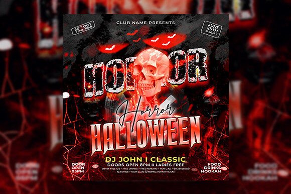 Download Halloween Horror Night Party Flyer - Halloween Collection