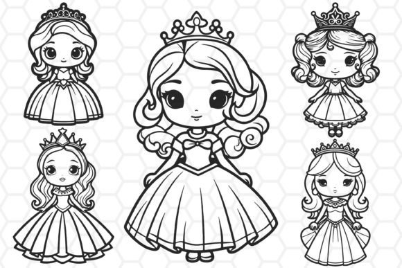 Download Cute Princess SVG Designs, Princess SVG - Cute Collection