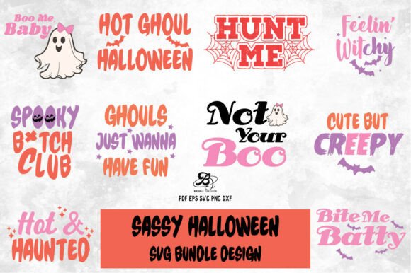 Download Sassy Halloween Funny Quote SVG Bundle - Halloween Collection