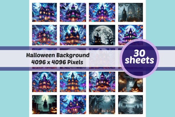 Download Halloween Background 30 Sheets - Halloween Collection