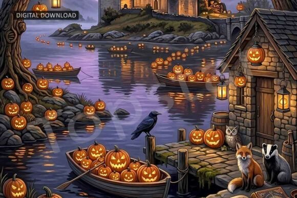 Download Jack O Lantern Whimsical Halloween Decor - Halloween Collection