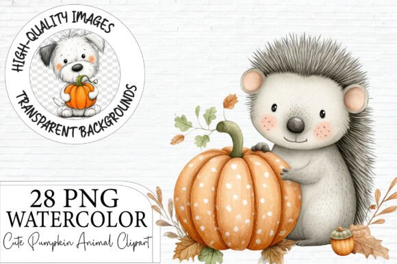 Download Cute Pumpkin Animal Clipart Bundle - Cute Collection