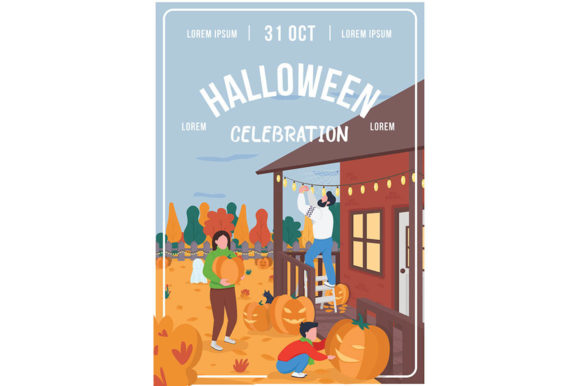 Download Halloween Celebration Poster Template - Halloween Collection