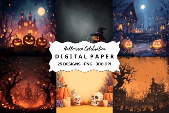 Download Halloween Celebration Junk Journal Pages - Halloween Collection