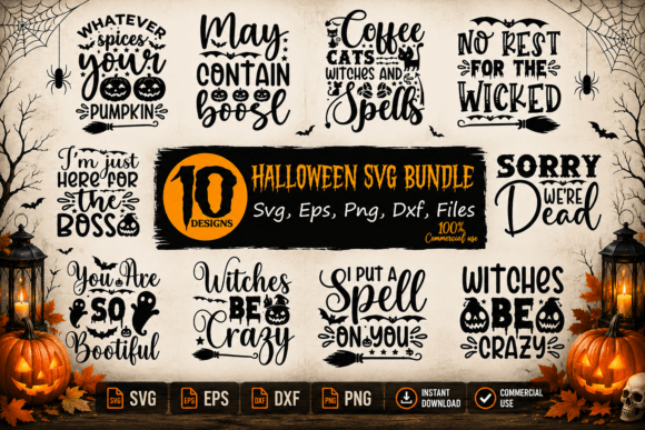 Download Halloween Svg Bundle Commercial Use - Halloween Collection