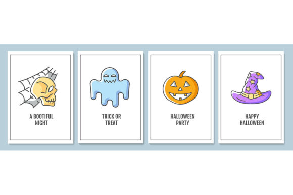 Download Halloween Celebration Greeting Cards - Halloween Collection