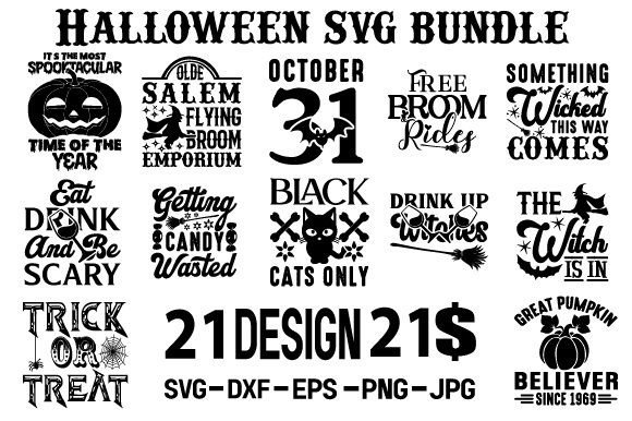 Download Halloween Svg Designs Bundle - Halloween Collection