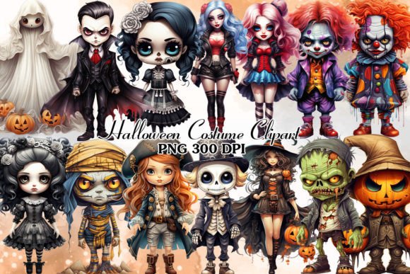 Download Halloween Costume Sublimation Clipart - Halloween Collection