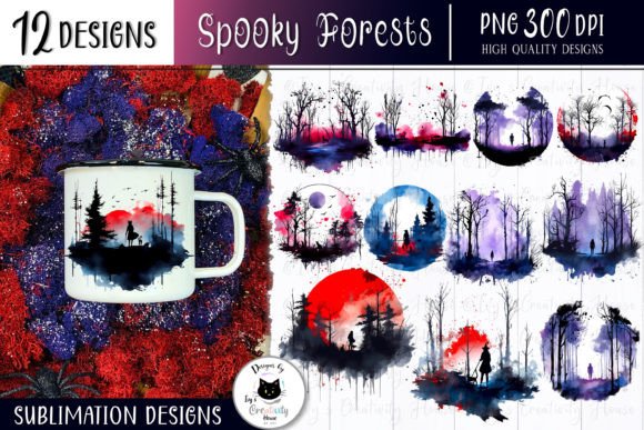 Download Spooky Halloween Clipart | Gothic Forest - Halloween Collection