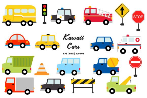Download Cute Traffic Jam Cars PNG Clipart - Cute Collection