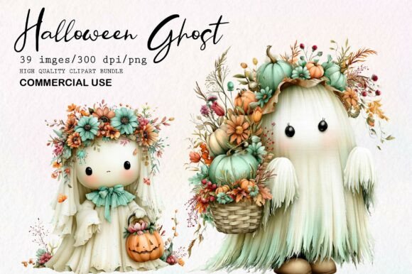 Download Whimsical Halloween Ghost Clipart - Halloween Collection