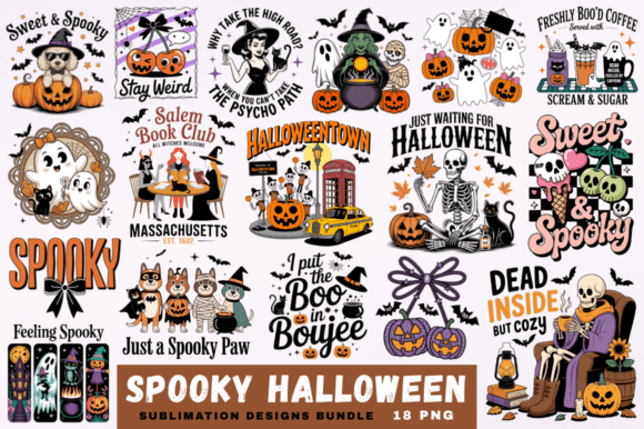 Download Spooky Halloween Sublimation Designs - Halloween Collection
